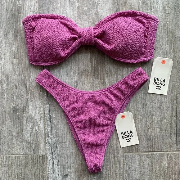 🔥🔥BILLABONG - SUMMER HIGH BANDEAU HIKE SET🔥🔥 - Picture 3 of 8